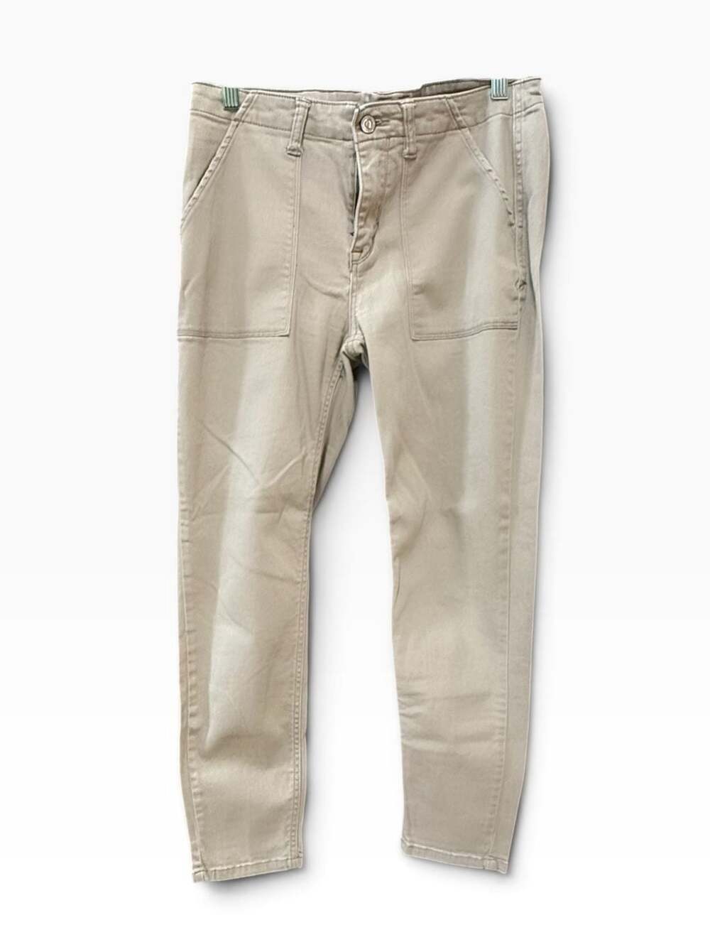 Kensie Cropped Chino Skinny Fit Pants Size 8